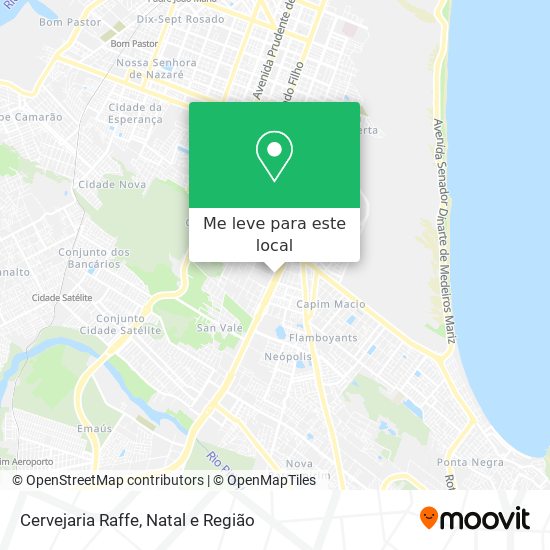 Cervejaria Raffe mapa