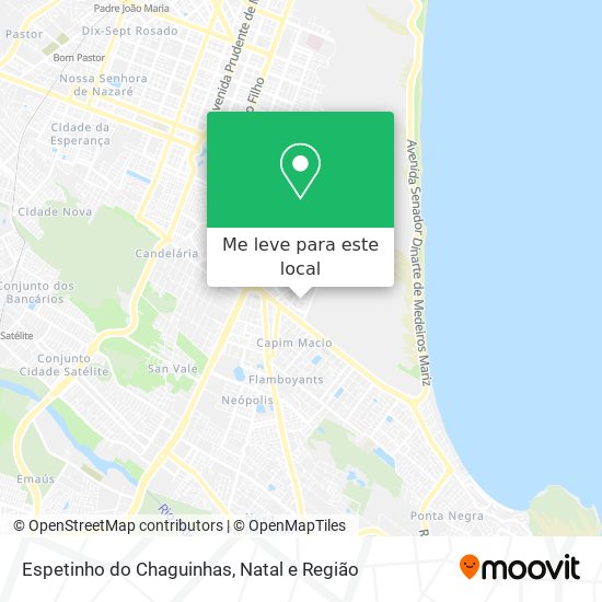 Espetinho do Chaguinhas mapa