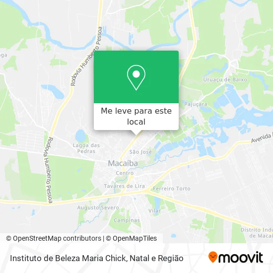 Instituto de Beleza Maria Chick mapa