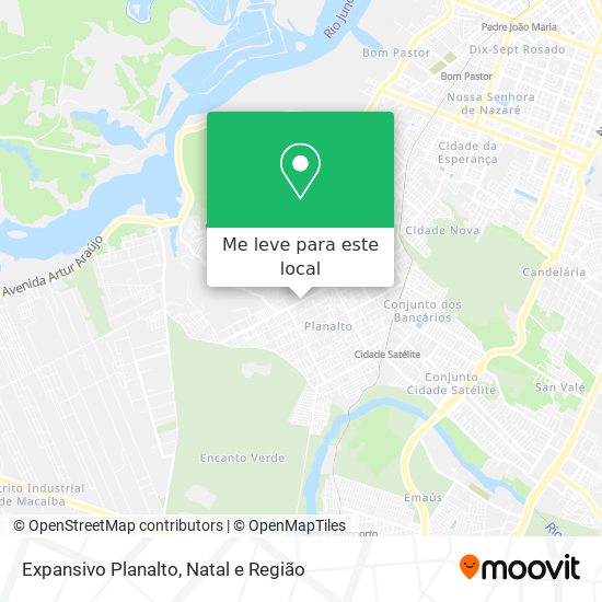 Expansivo Planalto mapa