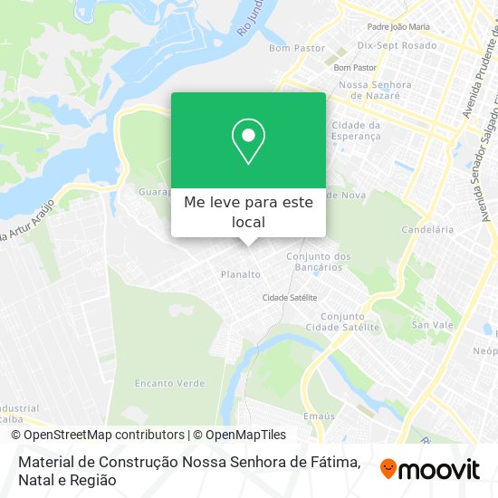 Material de Construção Nossa Senhora de Fátima mapa