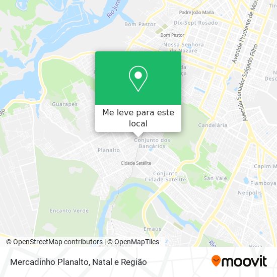 Mercadinho Planalto mapa