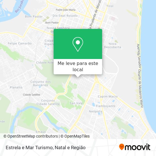 Estrela e Mar Turismo mapa