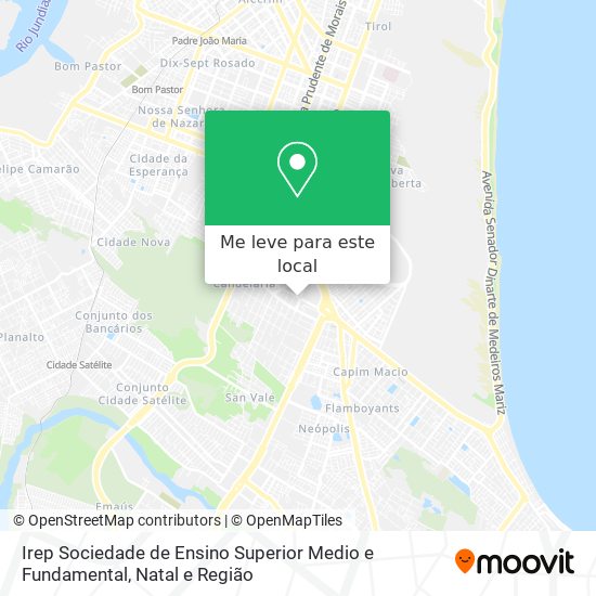 Irep Sociedade de Ensino Superior Medio e Fundamental mapa