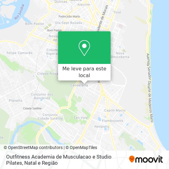 Outfitness Academia de Musculacao e Studio Pilates mapa