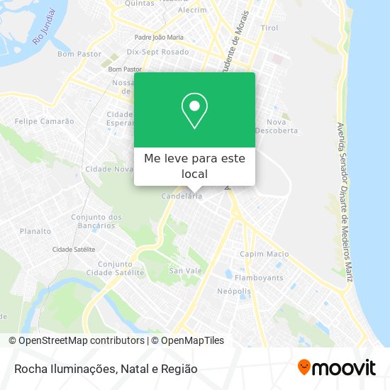 Rocha Iluminações mapa