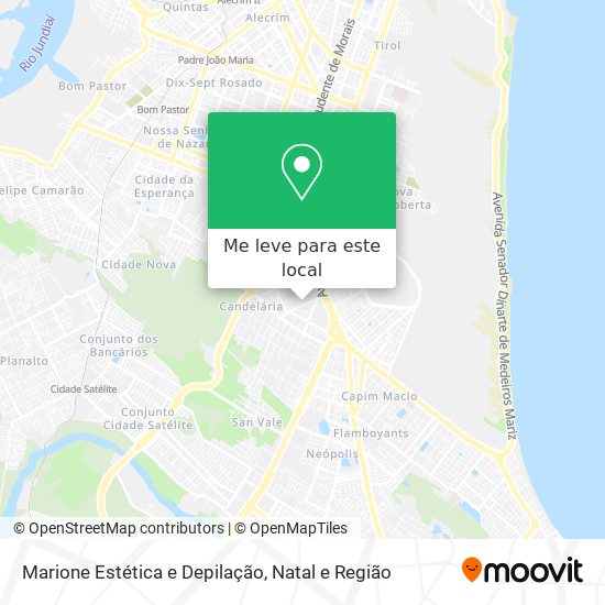 Marione Estética e Depilação mapa