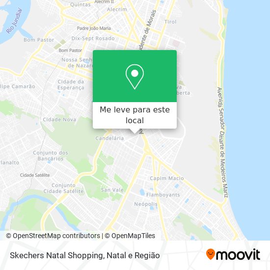 Skechers Natal Shopping mapa