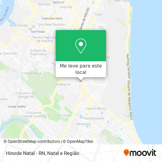 Hinode Natal - RN mapa