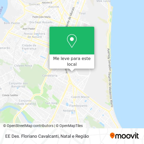 EE Des. Floriano Cavalcanti mapa