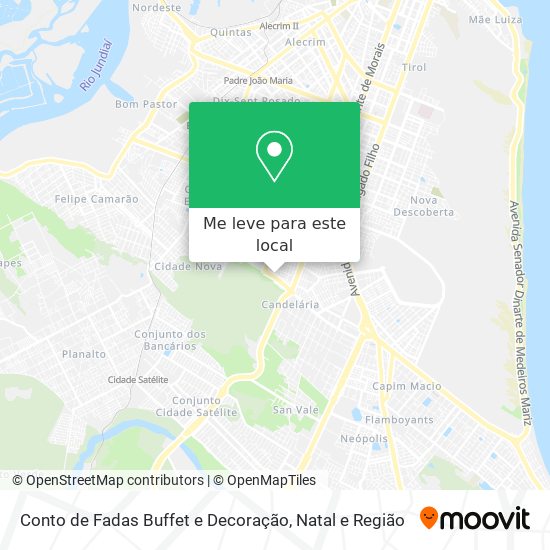 Conto de Fadas Buffet e Decoração mapa