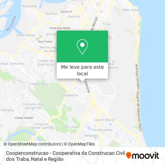 Cooperconstrucao - Cooperativa da Construcao Civil dos Traba mapa