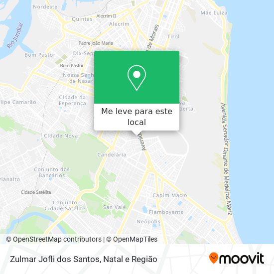 Zulmar Jofli dos Santos mapa
