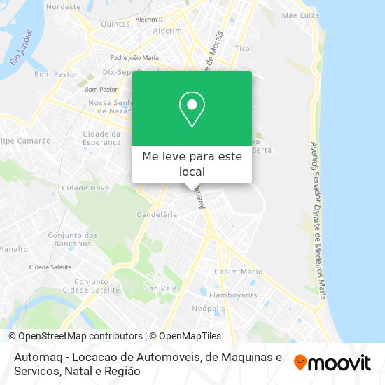 Automaq - Locacao de Automoveis, de Maquinas e Servicos mapa