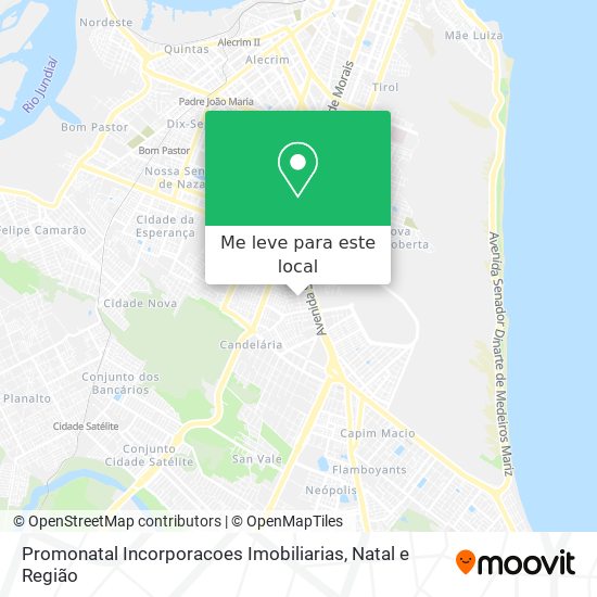 Promonatal Incorporacoes Imobiliarias mapa