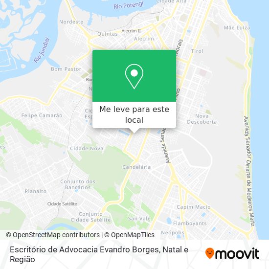 Escritório de Advocacia Evandro Borges mapa