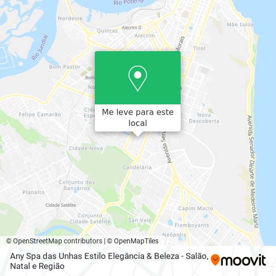 Any Spa das Unhas Estilo Elegância & Beleza - Salão mapa