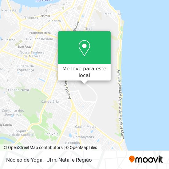 Núcleo de Yoga - Ufrn mapa