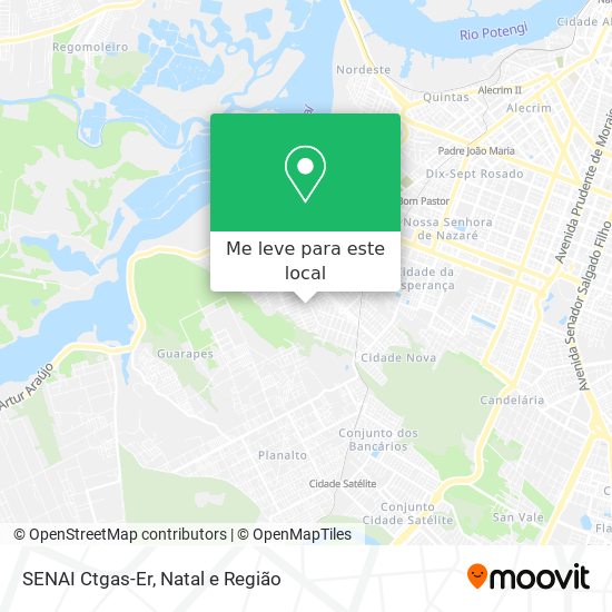 SENAI Ctgas-Er mapa