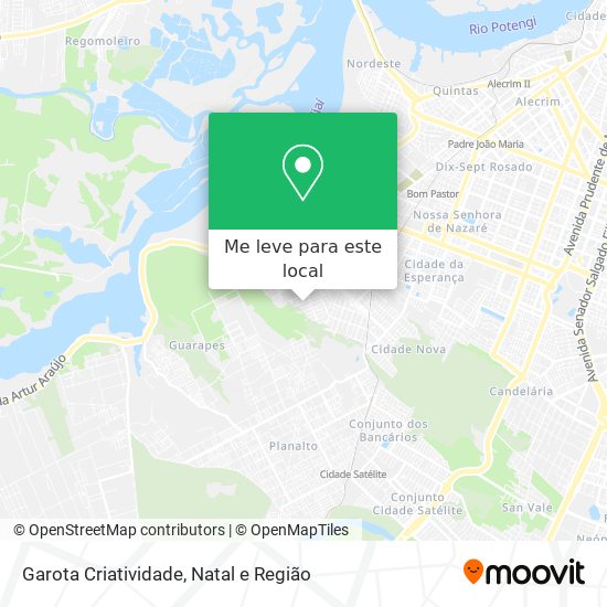 Garota Criatividade mapa