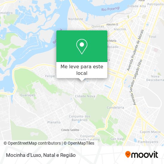 Mocinha d'Luxo mapa