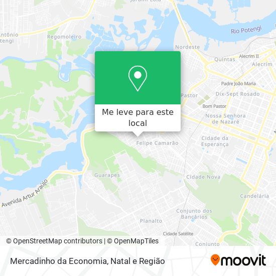 Mercadinho da Economia mapa