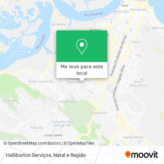 Halliburton Serviços mapa