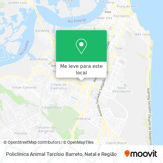 Policlínica Animal Tarcísio Barreto mapa