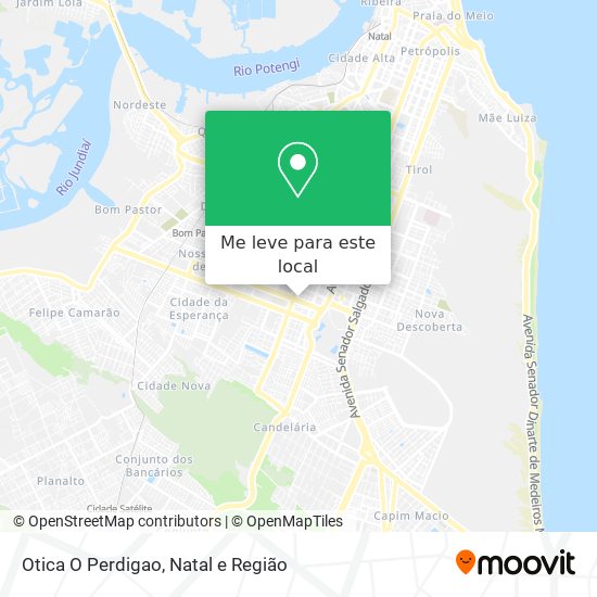 Otica O Perdigao mapa