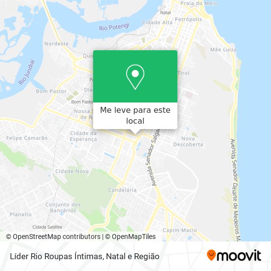 Líder Rio Roupas Íntimas mapa