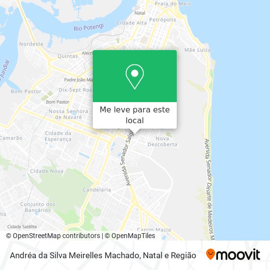 Andréa da Silva Meirelles Machado mapa