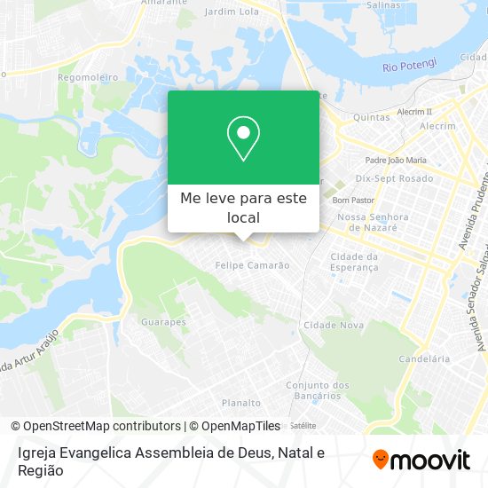 Igreja Evangelica Assembleia de Deus mapa