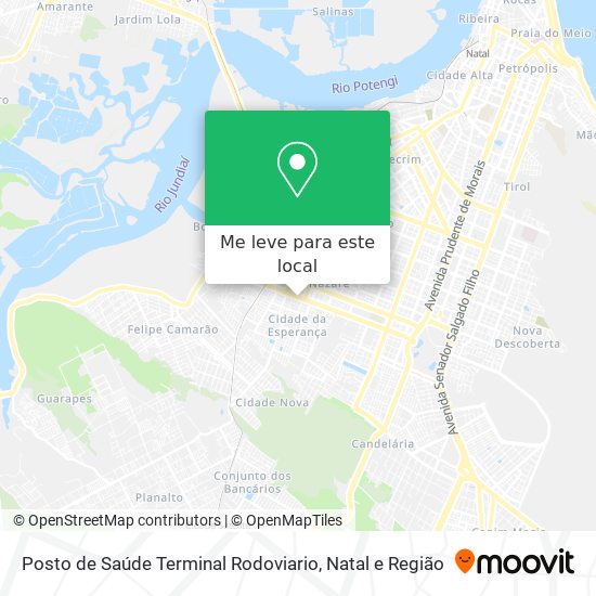 Posto de Saúde Terminal Rodoviario mapa