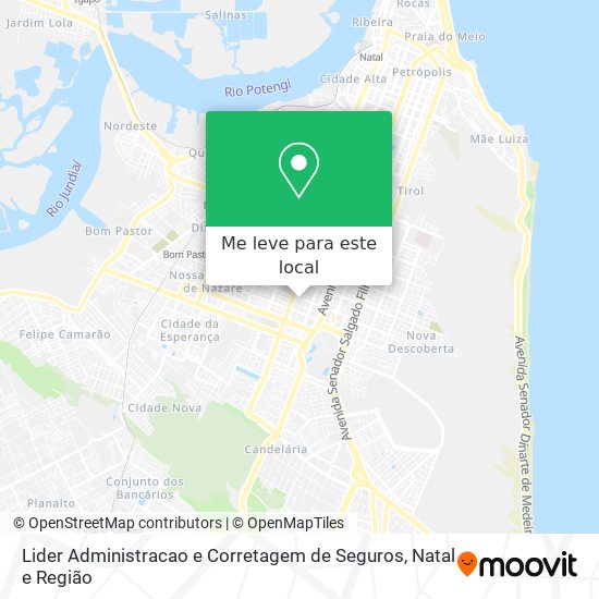 Lider Administracao e Corretagem de Seguros mapa