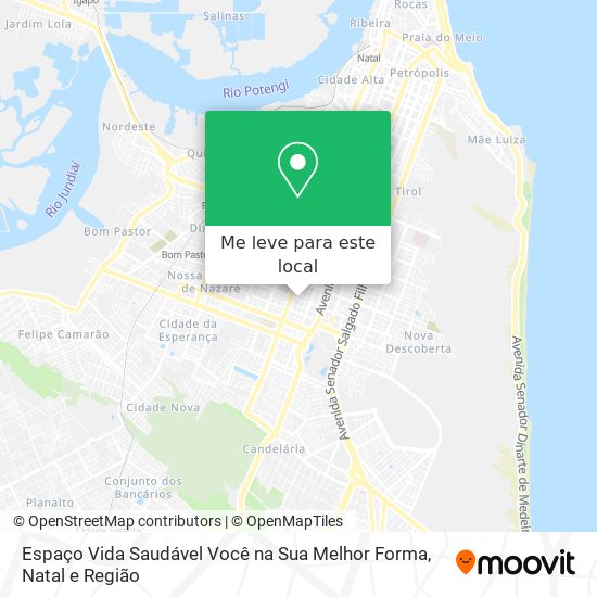 Espaço Vida Saudável Você na Sua Melhor Forma mapa