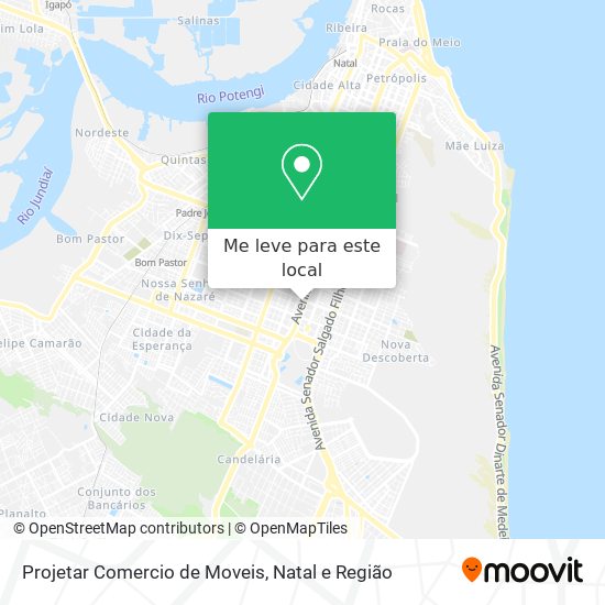 Projetar Comercio de Moveis mapa