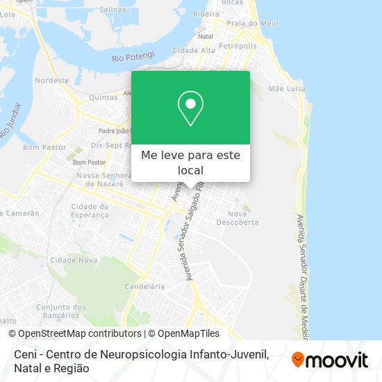 Ceni - Centro de Neuropsicologia Infanto-Juvenil mapa