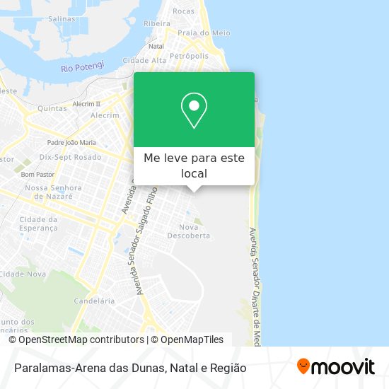 Paralamas-Arena das Dunas mapa