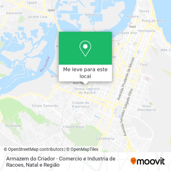 Armazem do Criador - Comercio e Industria de Racoes mapa