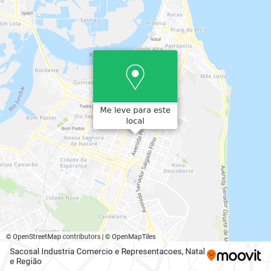 Sacosal Industria Comercio e Representacoes mapa