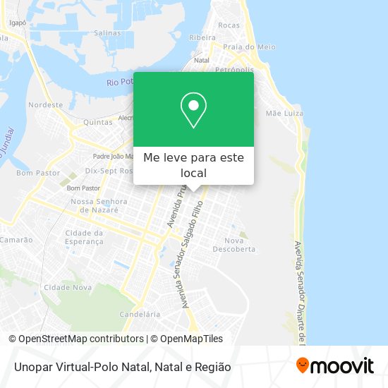Unopar Virtual-Polo Natal mapa