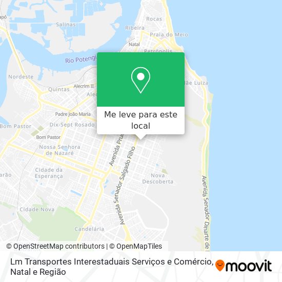 Lm Transportes Interestaduais Serviços e Comércio mapa
