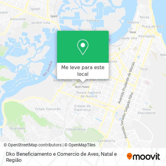 Dko Beneficiamento e Comercio de Aves mapa