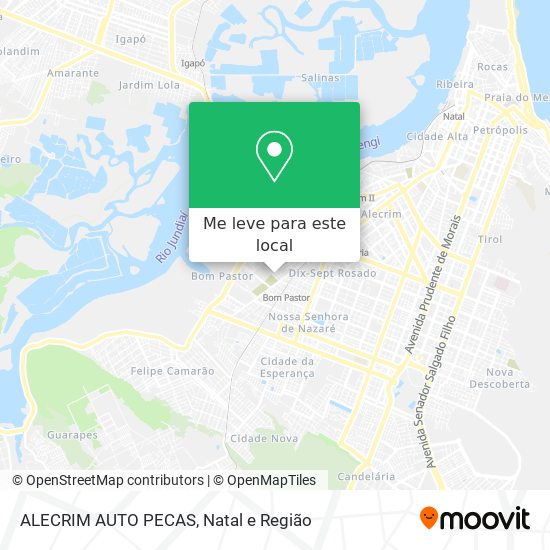 ALECRIM AUTO PECAS mapa