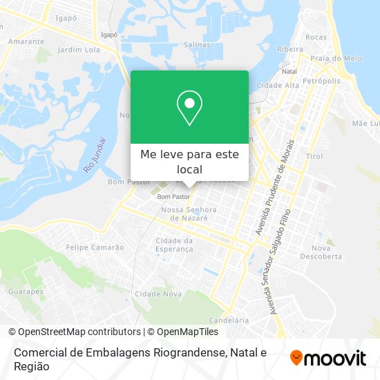 Comercial de Embalagens Riograndense mapa