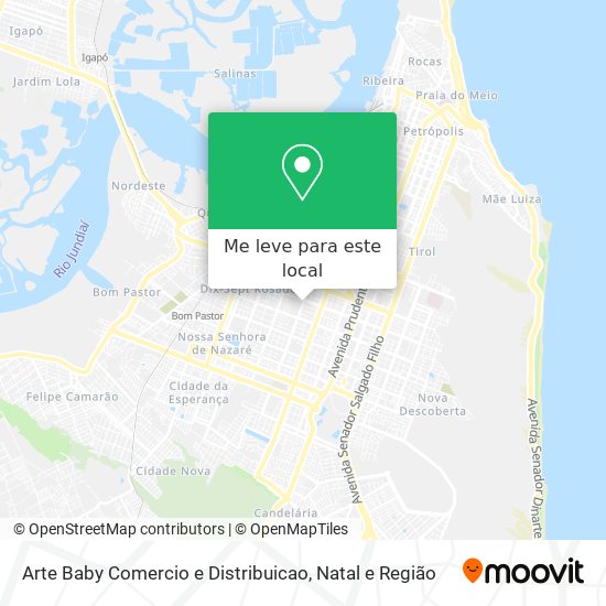 Arte Baby Comercio e Distribuicao mapa