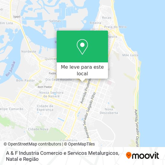 A & F Industria Comercio e Servicos Metalurgicos mapa
