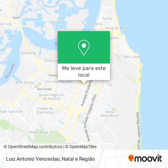 Luiz Antonio Venceslau mapa