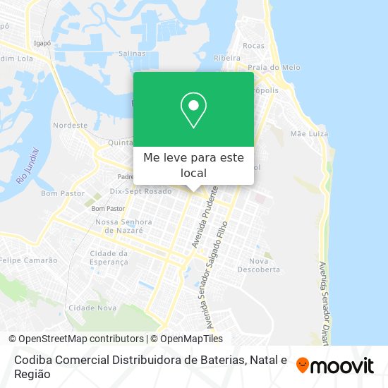 Codiba Comercial Distribuidora de Baterias mapa