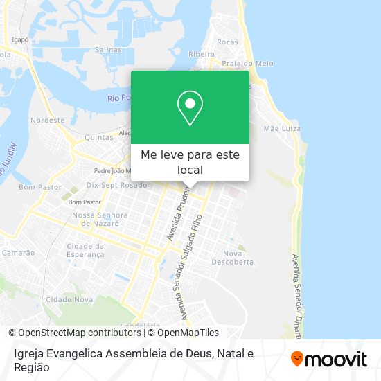 Igreja Evangelica Assembleia de Deus mapa